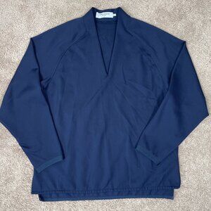 M.M.Lafleur Shirt Womens S Space Navy Blue The Shawn Light Scuba Capsule Minimal